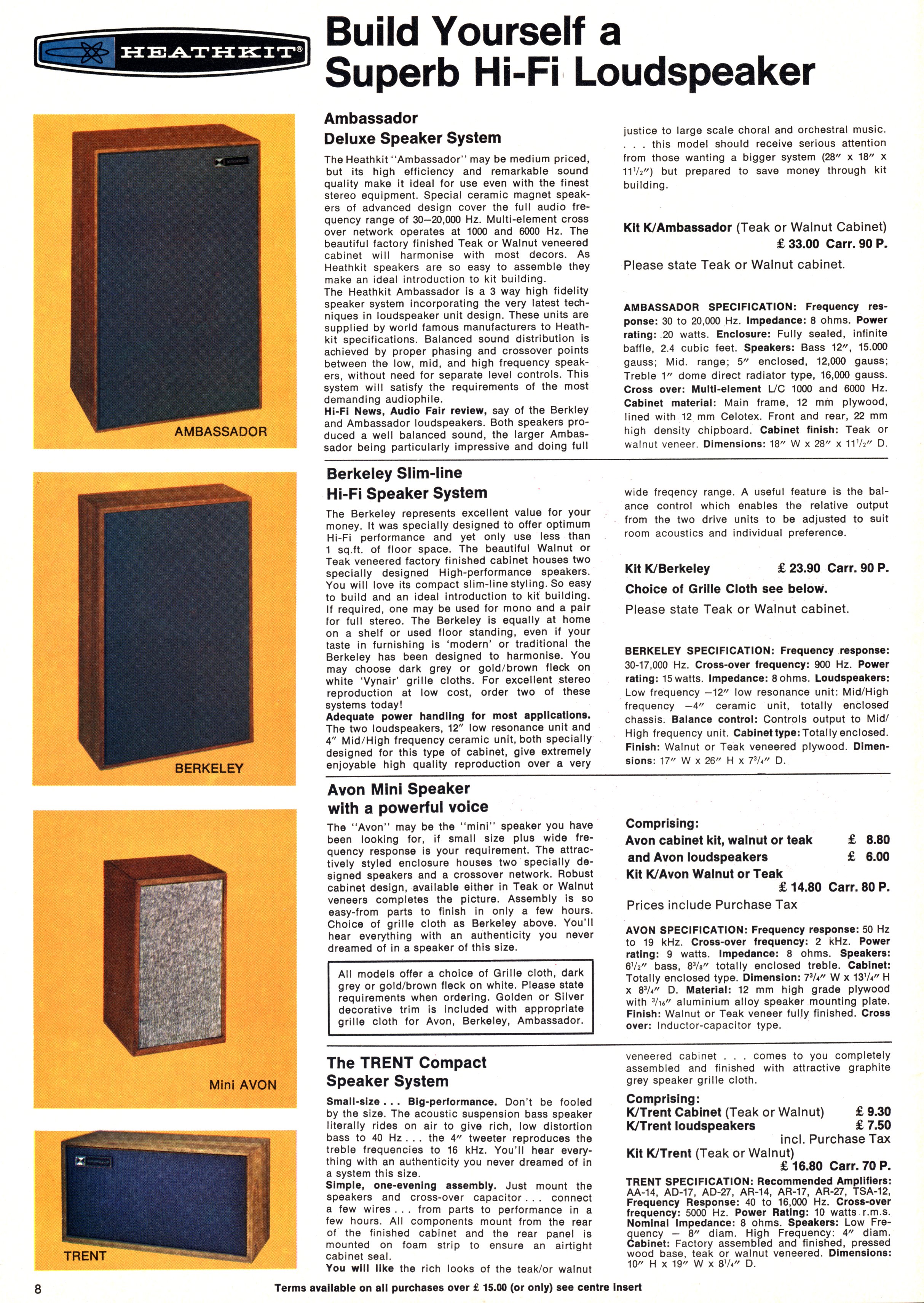 heathkit ambassador speakers